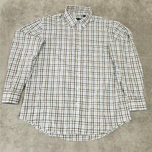 Arrow Button Down Shirt Plaid‎ Men XL Long Sleeve Casual